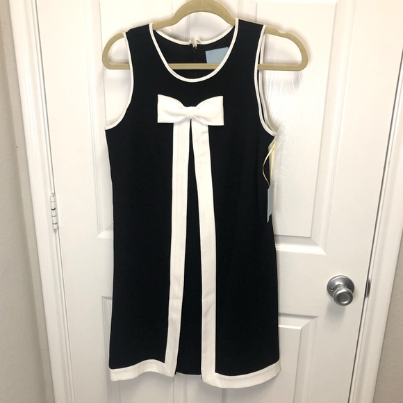 NWT CeCe Bow Front Shift Dress - Picture 2 of 11